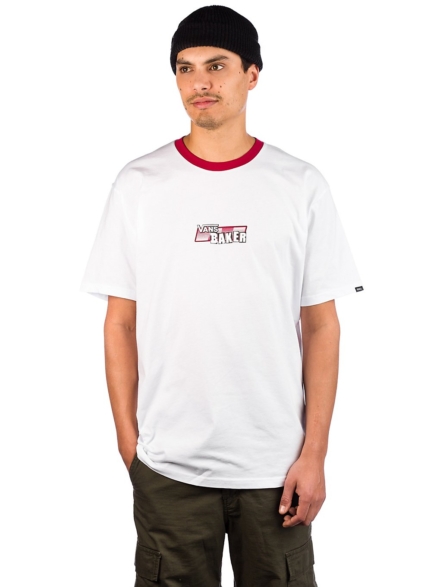 Vans X Baker Speed Check T-Shirt wit