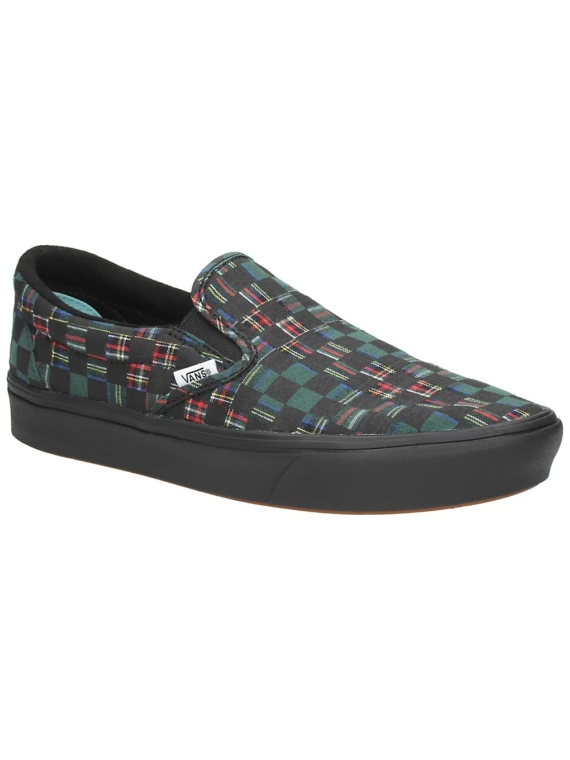 Vans Plaid Check UA ComfyCush Slip-Ons groen