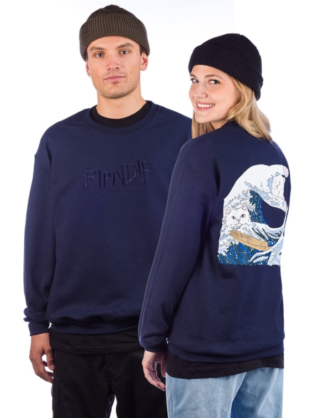 RIPNDIP Great Wave Hoodie blauw