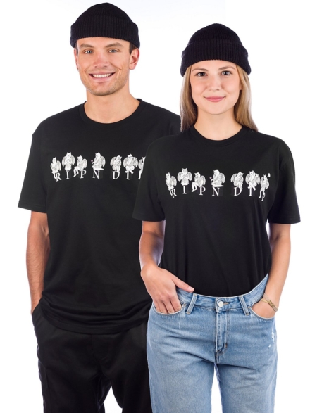 RIPNDIP Statues T-Shirt zwart