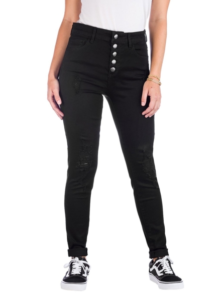 Empyre Drea W/Button Fly Jeans zwart