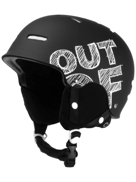 Out Of Wipeout zwart Board Skihelm zwart