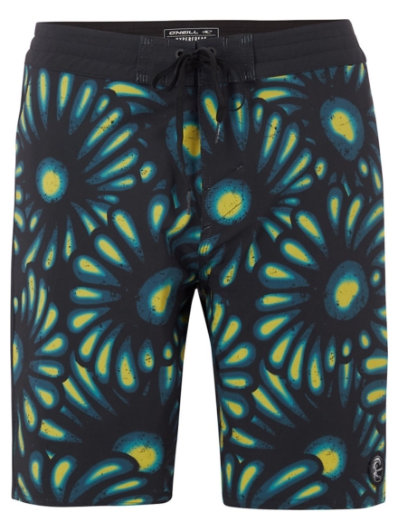 O'Neill Hyperfreak Sunburst Boardshorts zwart