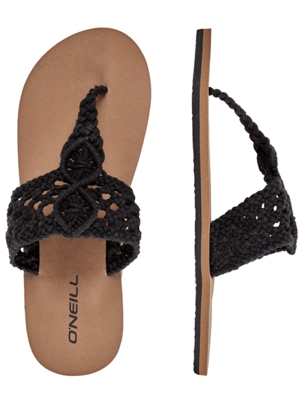 O'Neill Crochet slippers zwart