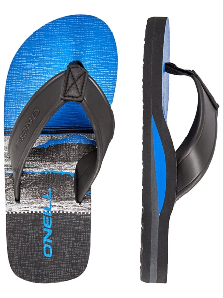 O'Neill Arch Print slippers zwart