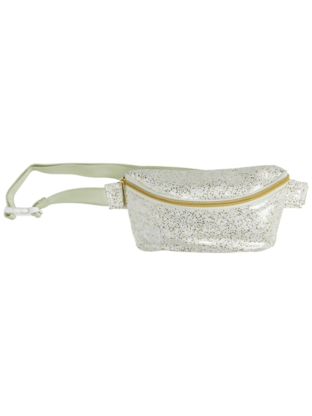 Mi-Pac Bum Glitter Hip tas wit