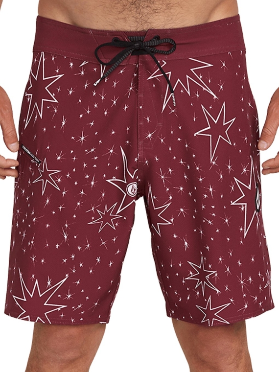 Volcom Luminator Mod Boardshorts rood