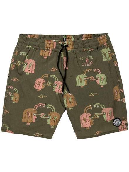 Volcom Alienated 17" Boardshorts groen