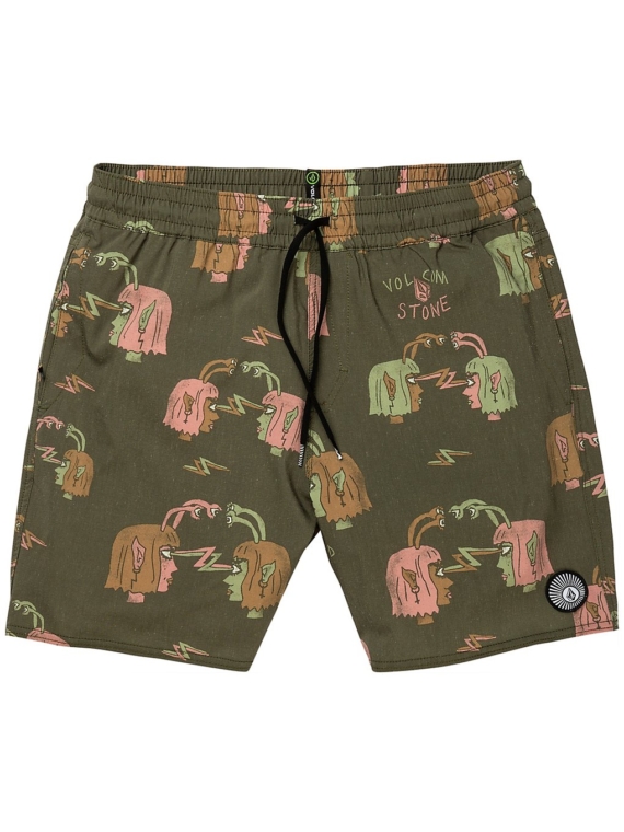 Volcom Alienated 17″ Boardshorts groen