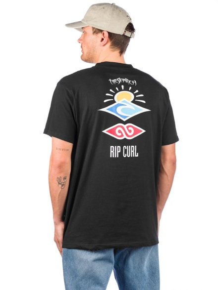 Rip Curl Search Icon T-Shirt zwart
