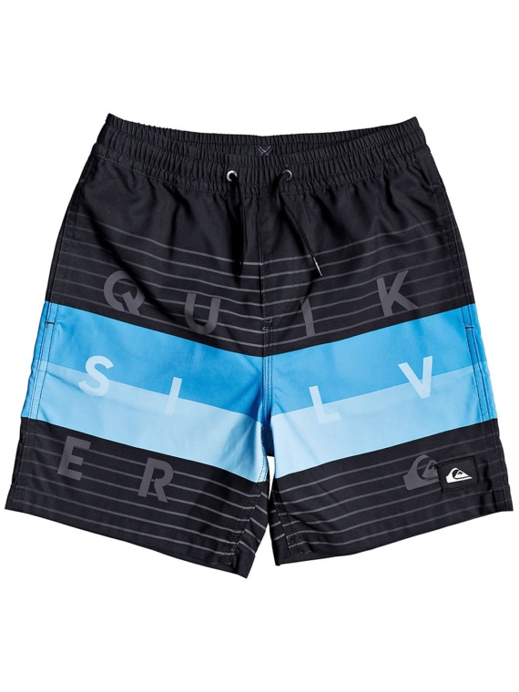Quiksilver Word Block Volley 15 Boardshorts zwart