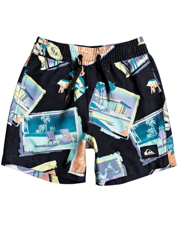 Quiksilver Vacancy Volley 12 Boardshorts zwart