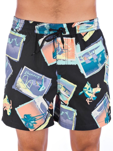 Quiksilver Vacancy Volley 16 Boardshorts zwart