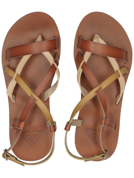 Roxy Layton slippers bruin