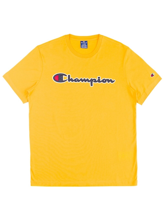 Champion Crewneck T-Shirt geel