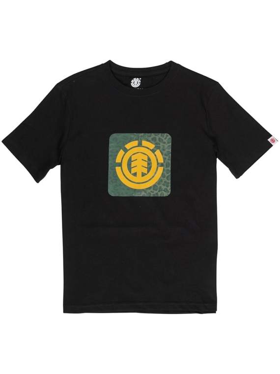 Element Leopard T-Shirt zwart