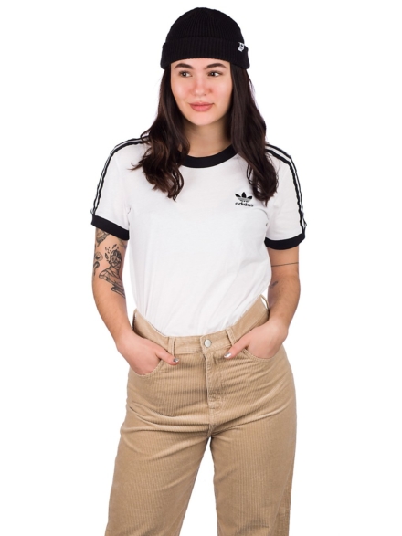 adidas Originals 3 Stripes T-Shirt wit