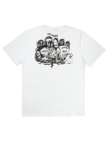 The Dudes Helles In Hell T-Shirt wit