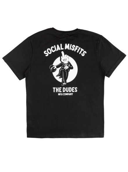 The Dudes Misfits T-Shirt zwart
