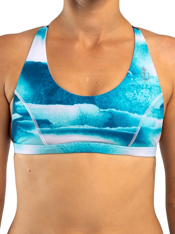 Zealous Mermazing Surf Bikini Top blauw