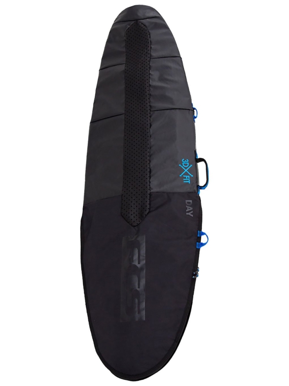 FCS Day Fun Board 5’6 Surfboard tas zwart