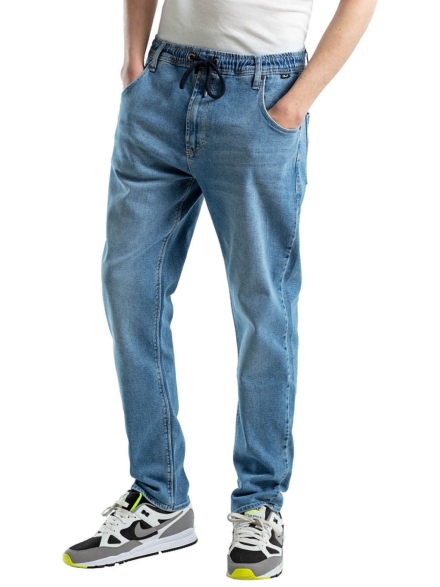 REELL Jogger Jeans blauw