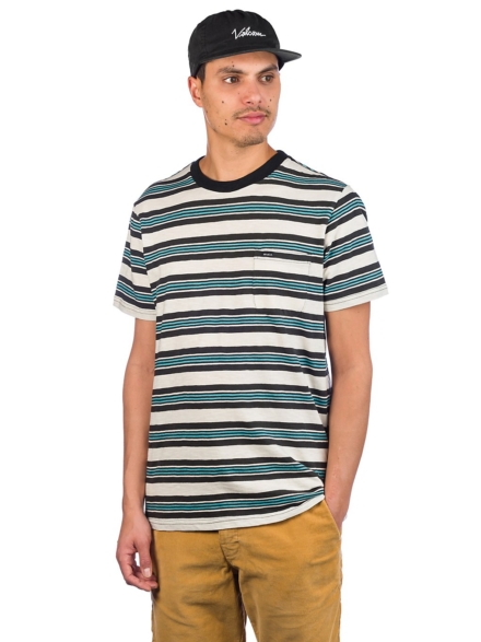 RVCA Damian Crew T-Shirt grijs