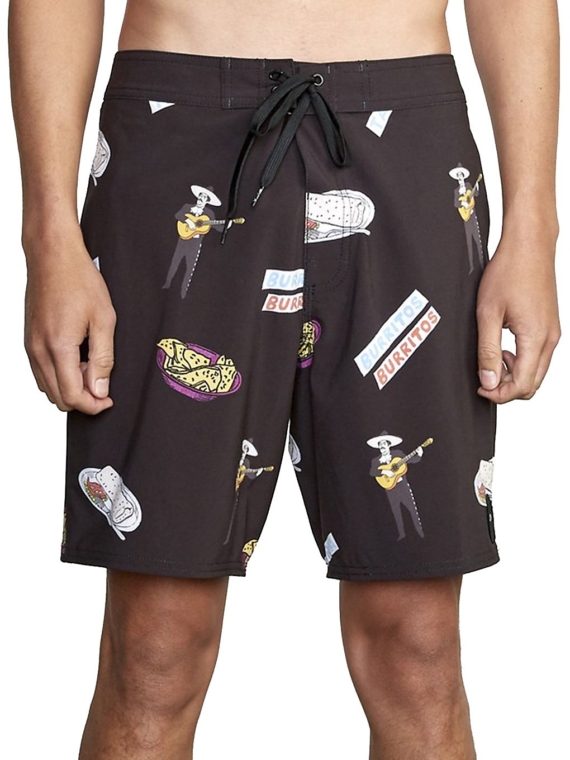 RVCA Hot Fudge Boardshorts zwart