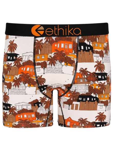 Ethika Beach City Mid Boxershorts patroon