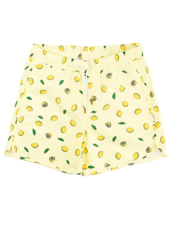Dedicated Sandhamn Lemons Boardshorts geel