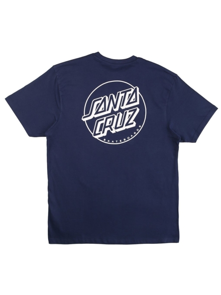 Santa Cruz Opus Dot Stripe T-Shirt blauw