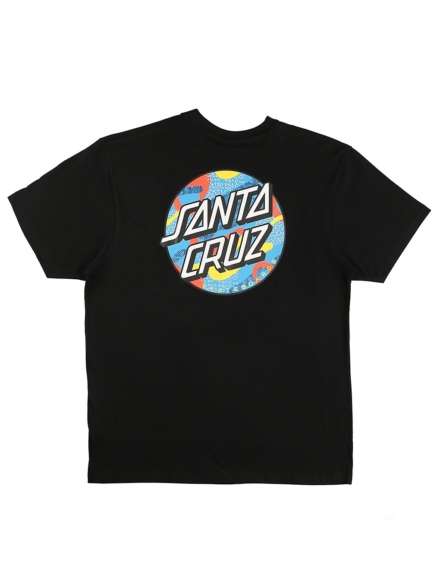 Santa Cruz Primary Dot T-Shirt zwart