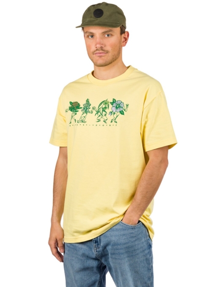 Pass Port Floral Friends T-Shirt geel