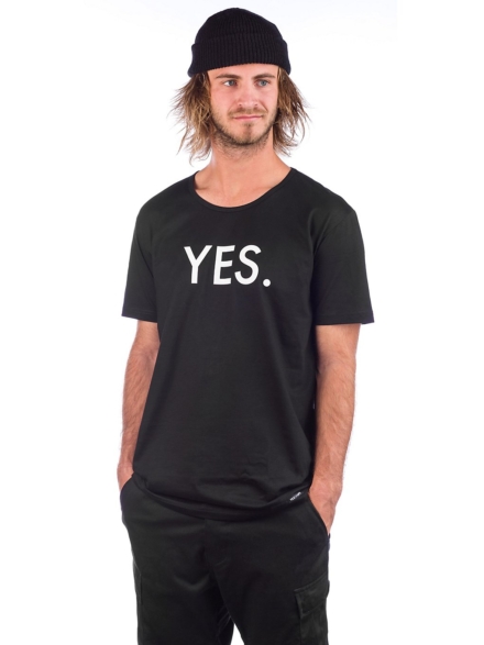 YES Logo T-Shirt zwart