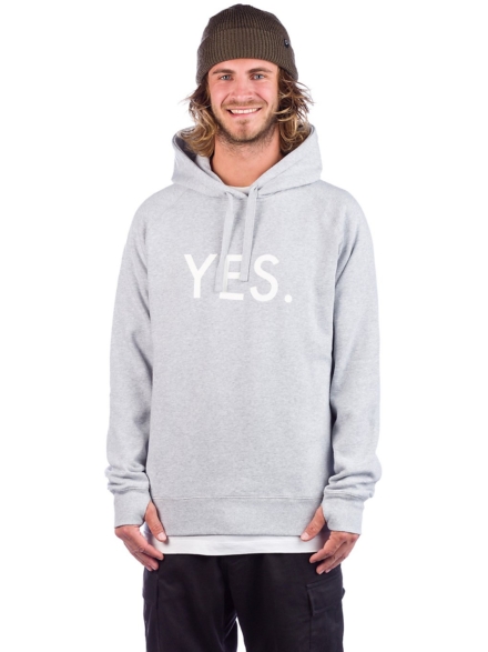 YES Classic Hoodie grijs