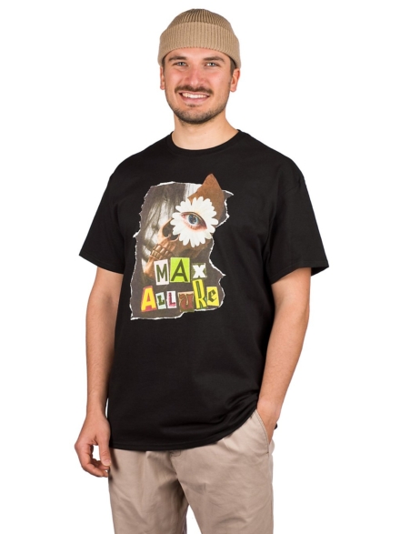 Maxallure Ilusion Face T-Shirt zwart