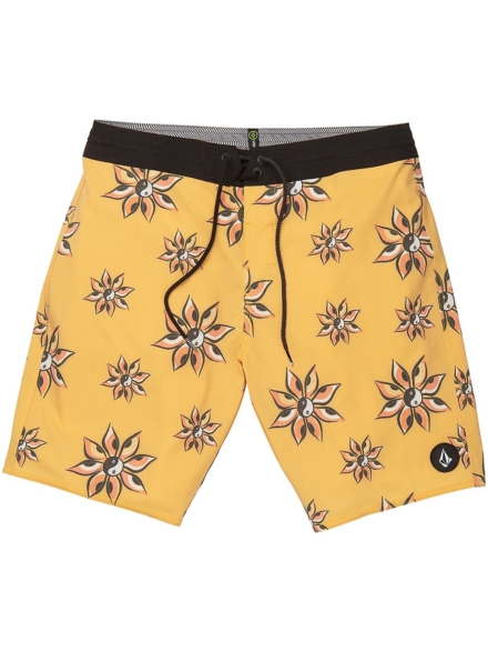 Volcom Burch Stoney 19" Boardshorts geel