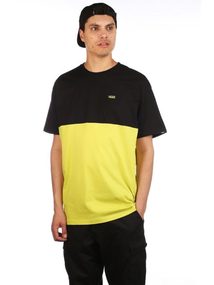 Vans Colorblock T-Shirt geel