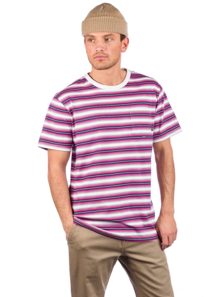 Vans Knollwood Stripe T-Shirt wit