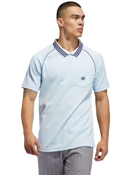 adidas Skateboarding Mockey Jersey T-Shirt blauw