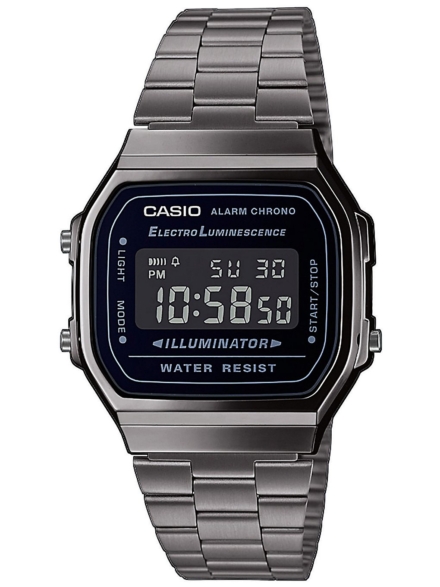 Casio A168WEGG-1BEF grijs