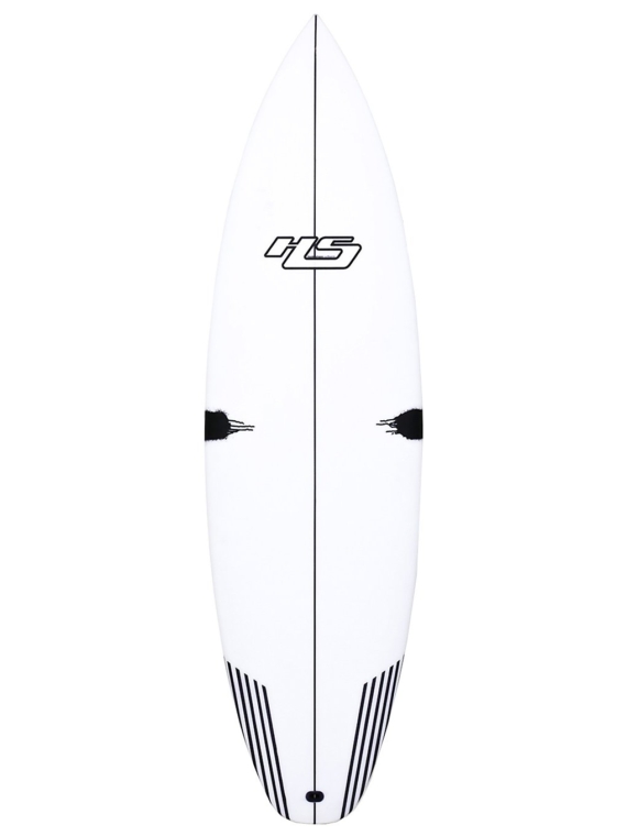 Haydenshapes wit Noiz PU/Comp Stringer Futures 6’0 patroon