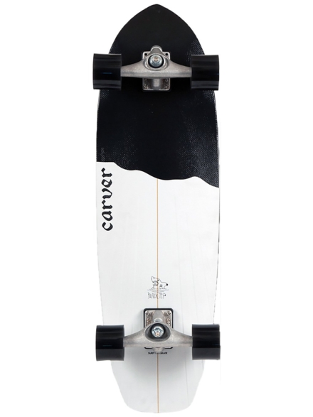 Carver Skateboards zwart Tip CX 32.5" Surfskate patroon