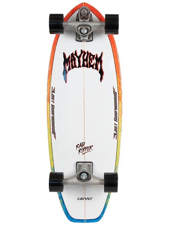 Carver Skateboards X Lost Rad Ripper C7 31″ Surfskate patroon
