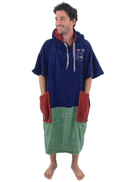 All-In Organic Line V Surf Poncho patroon