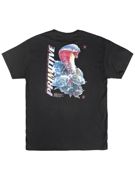Primitive Warning T-Shirt zwart