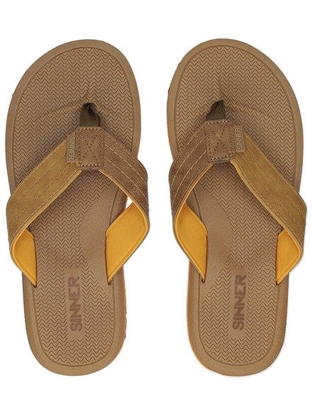 Sinner Lobos slippers bruin