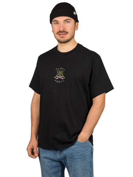 Teddy Fresh X Spongebob Embroidered T-Shirt zwart