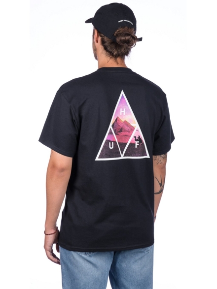 HUF Mirage TT T-Shirt zwart