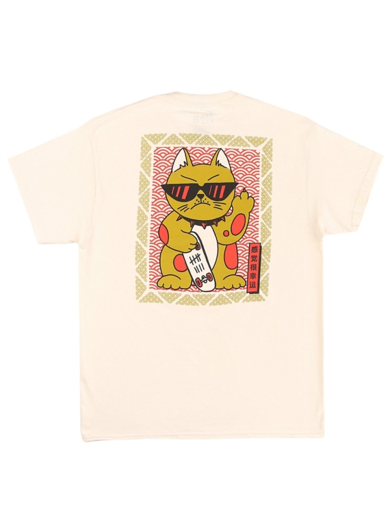 A.Lab Feline Lucky T-Shirt wit